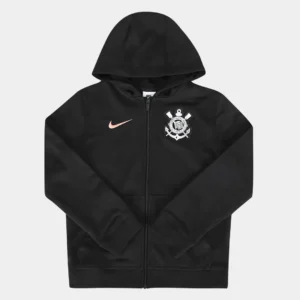 Moletom Corinthians Infantil Nike - Preto (cópia)